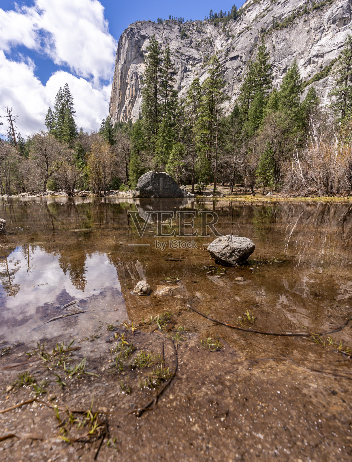 镜湖约塞米蒂国家公园照片摄影图片