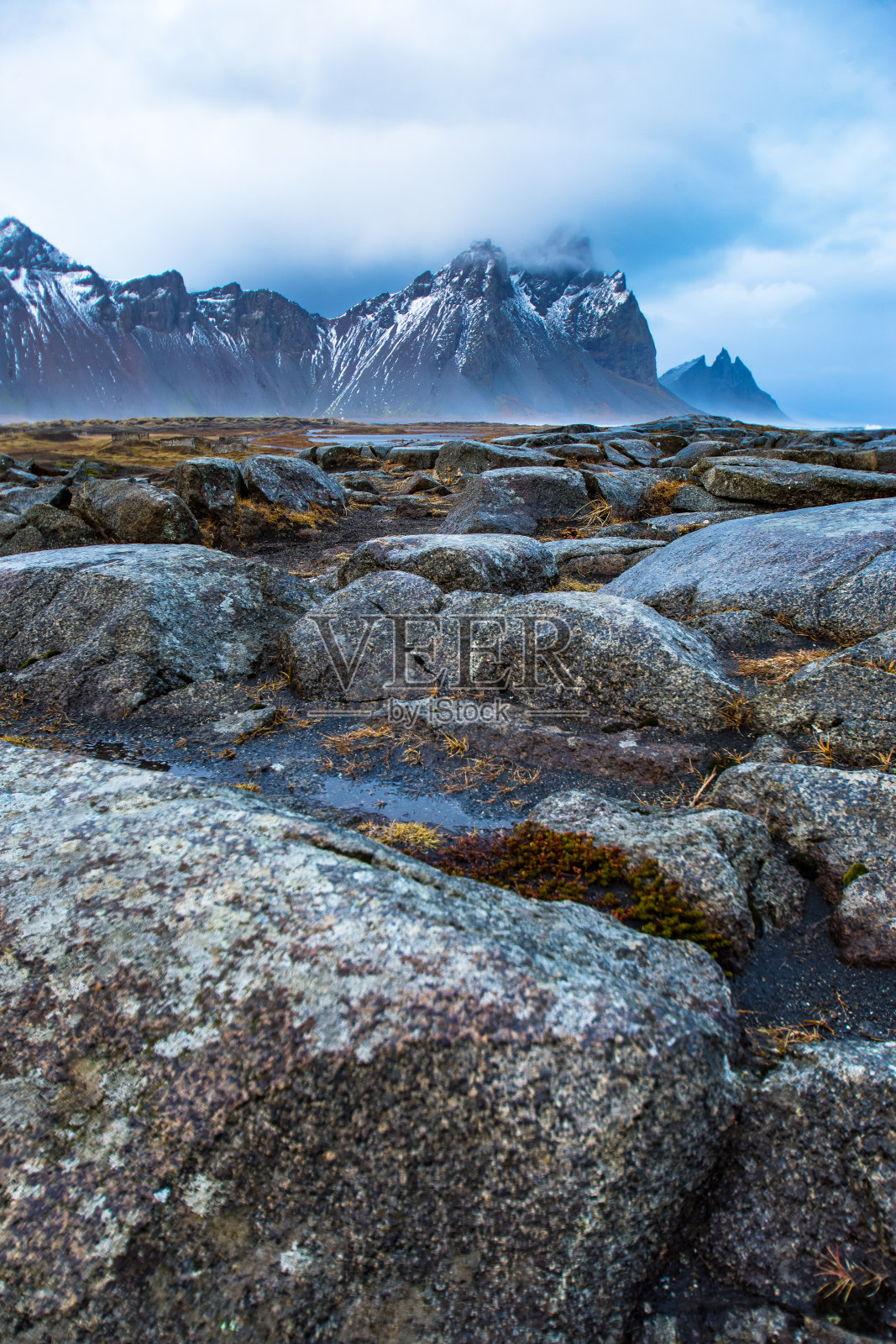 冰岛南部Vestrahorn山照片摄影图片