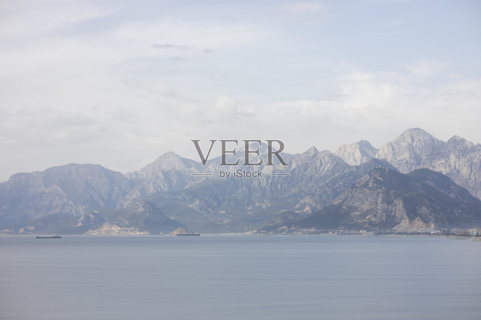 美丽的海滩和美丽的风景照片摄影图片