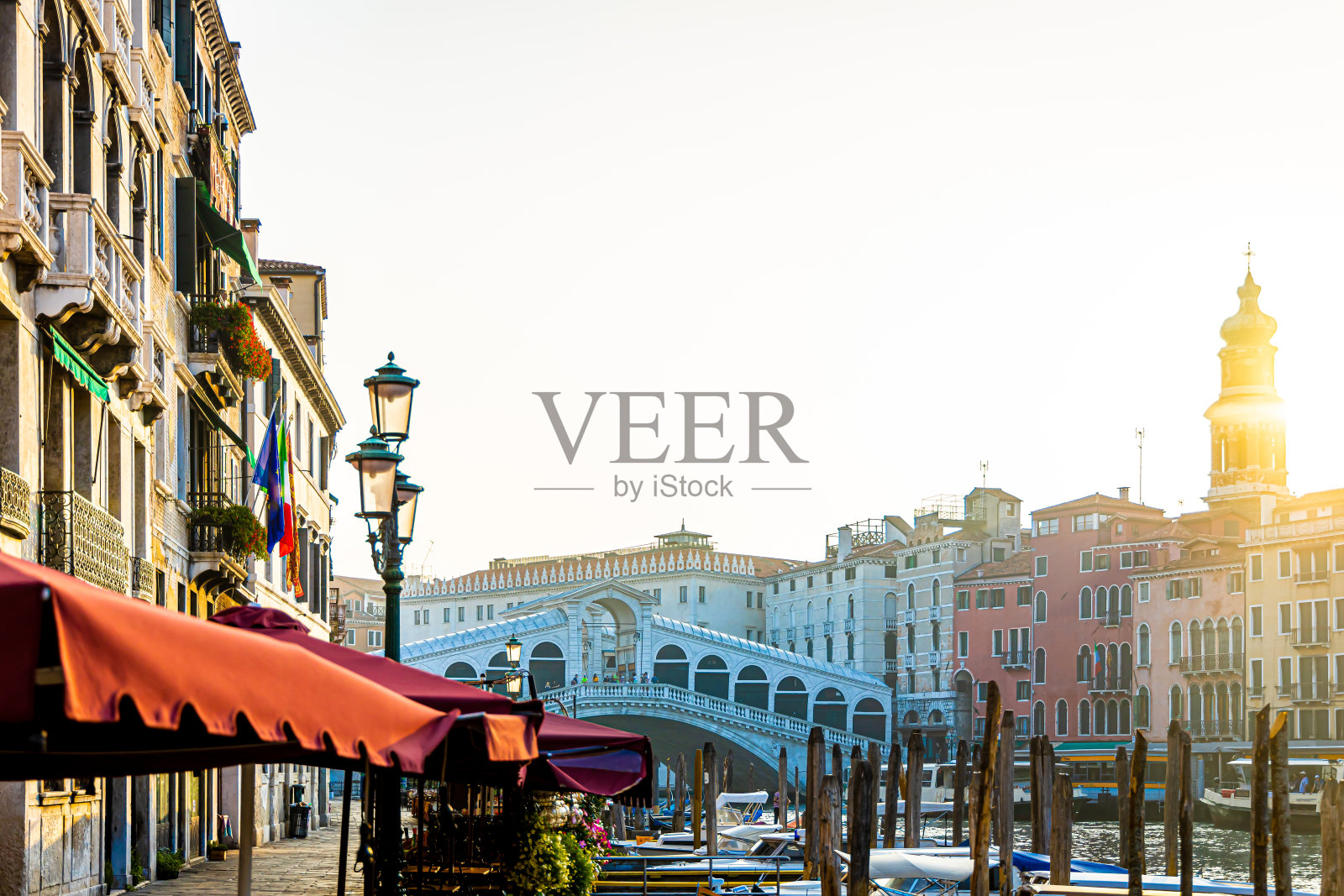 意大利威尼斯的里亚托桥照片摄影图片