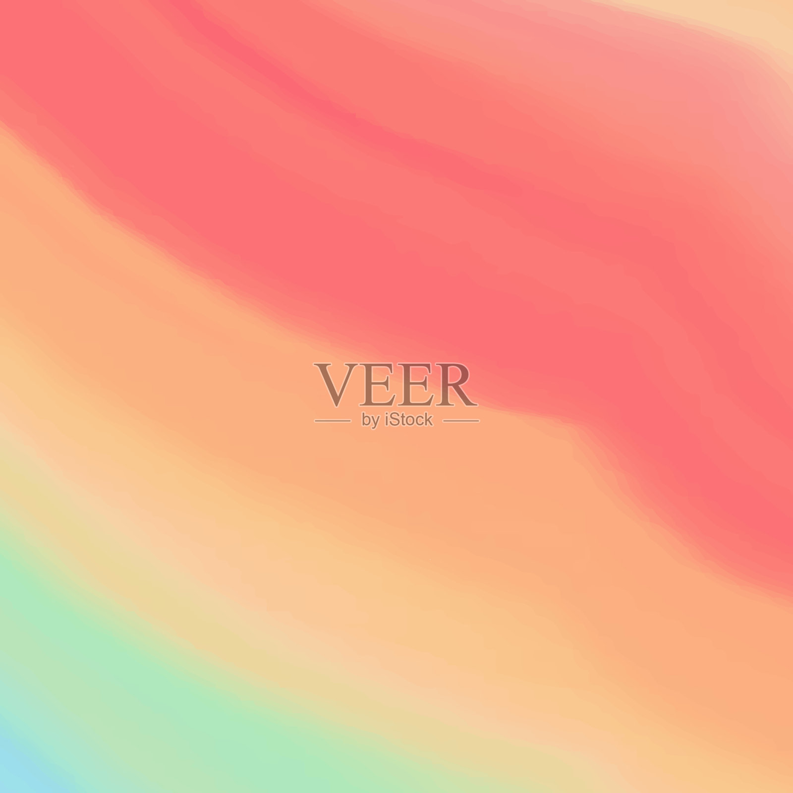 垃圾水彩背景与复古和柔和的颜色主题。这种背景适合张贴在社交媒体上的时尚海报或横幅。插画图片素材