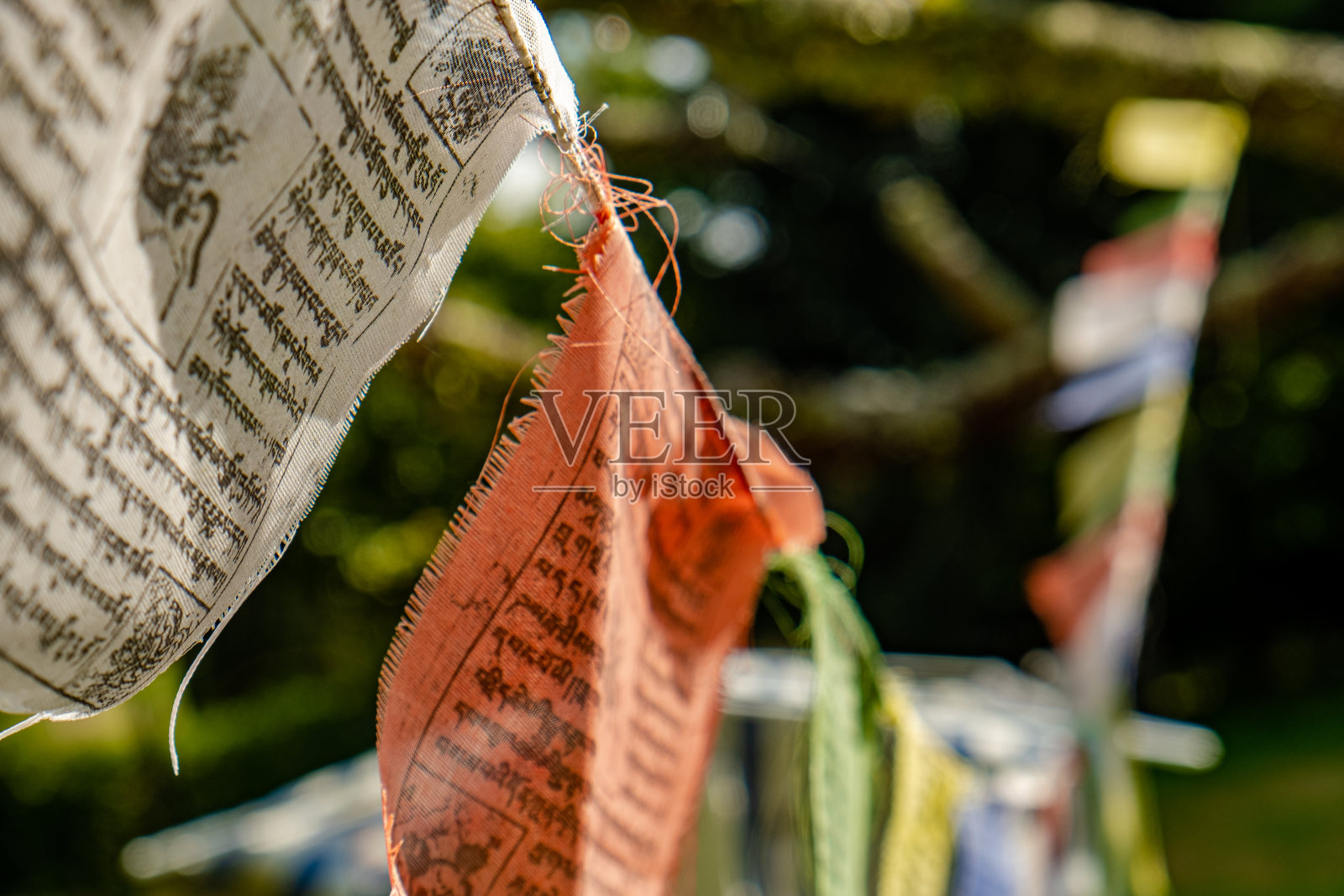 尼泊尔祈祷旗帜照片摄影图片