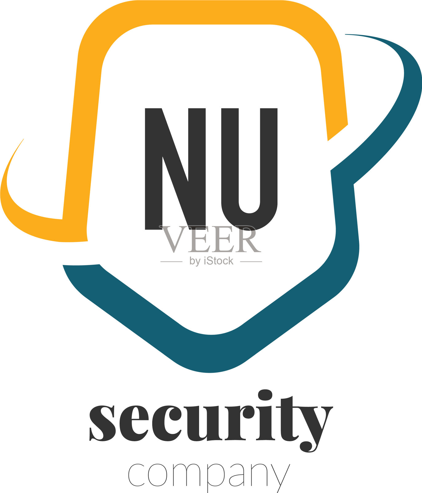 首信奴创意保安公司设计插画图片素材