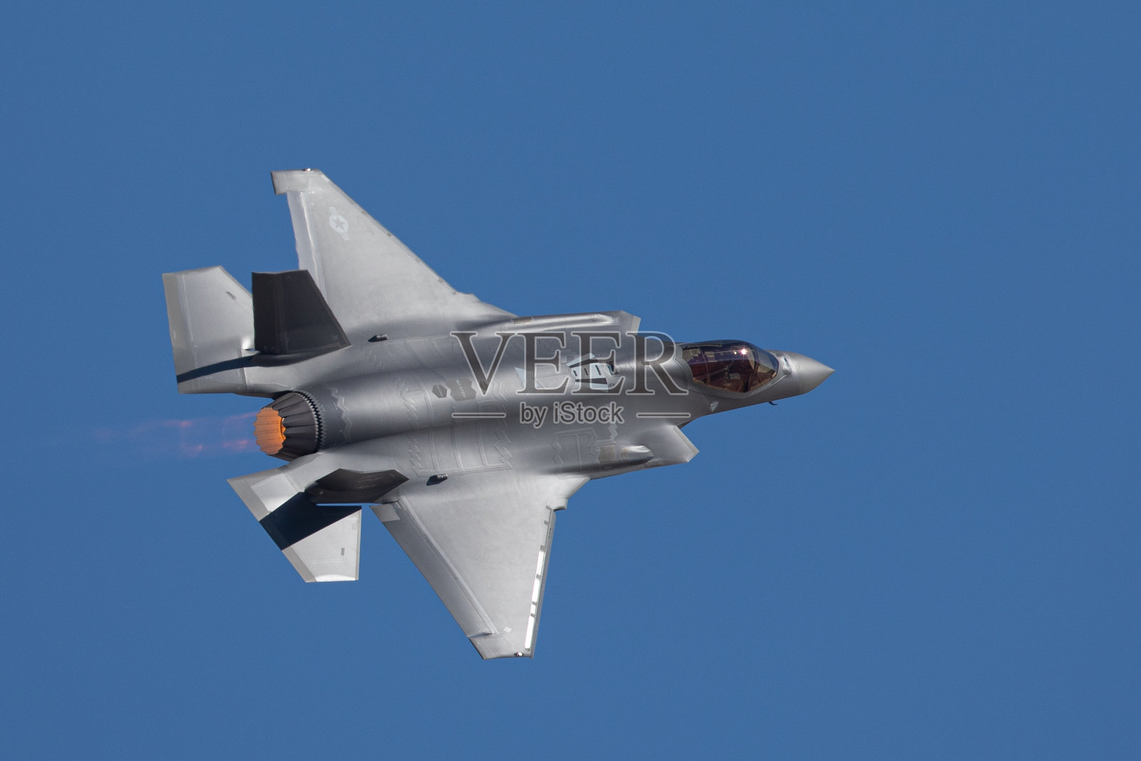 F-35闪电II,加力燃烧器打开照片摄影图片