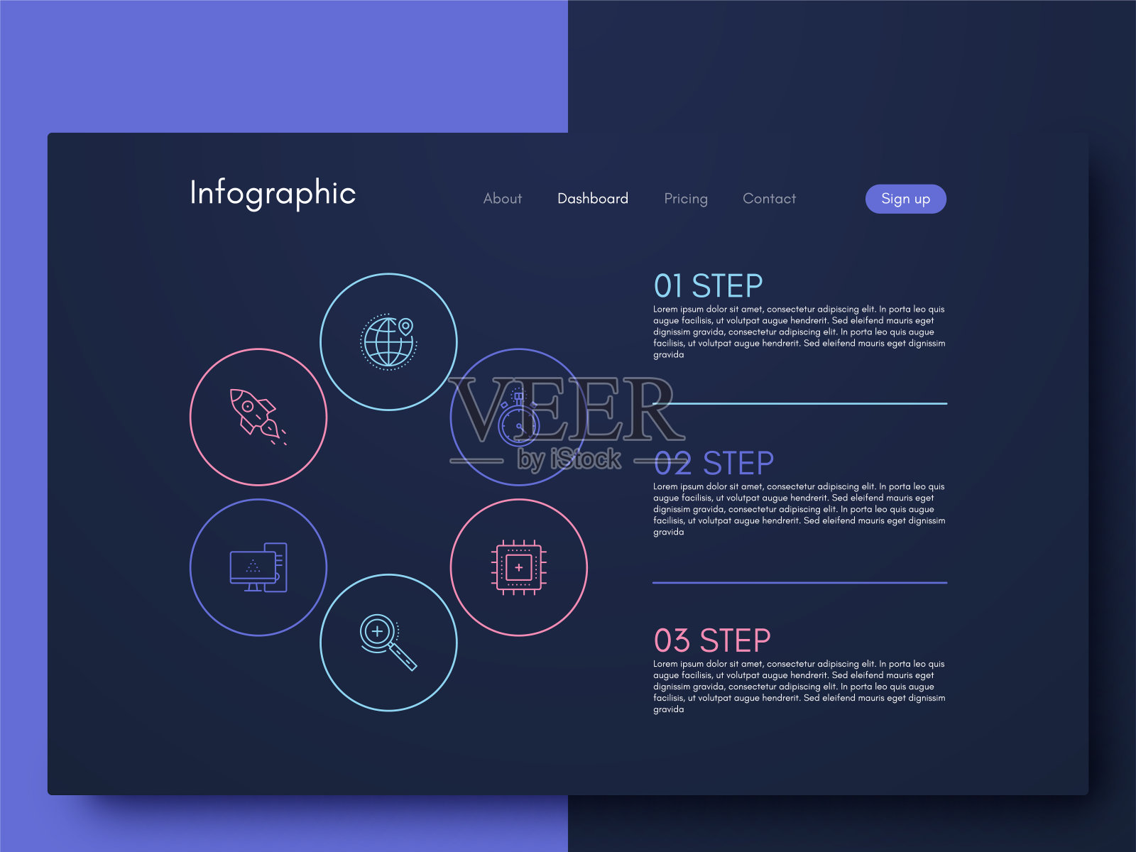 矢量图形信息图。模板创建移动应用程序,工作流布局,图表,横幅,网页设计,商业信息图表报告插画图片素材