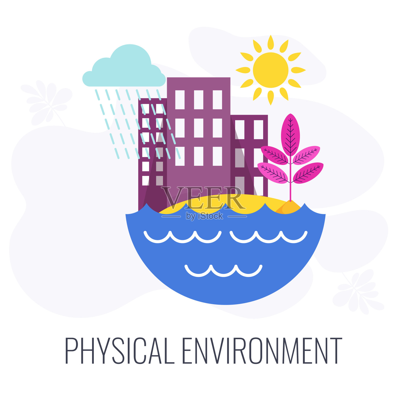 7 PS营销组合信息图平面矢量插图插画图片素材