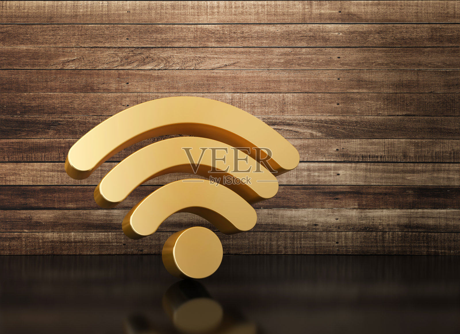 WIFI符号- 3D渲染照片摄影图片