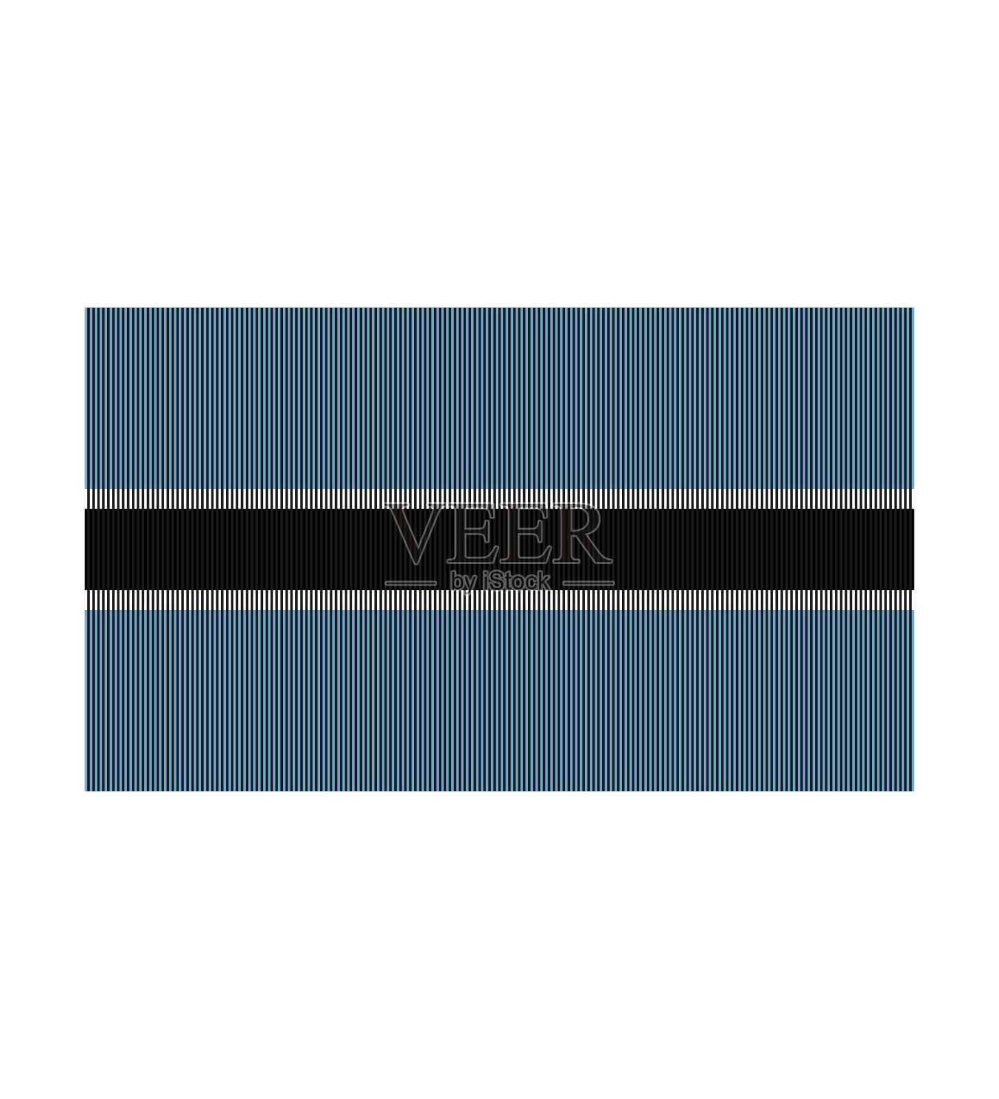 博茨瓦纳旗插画图片素材