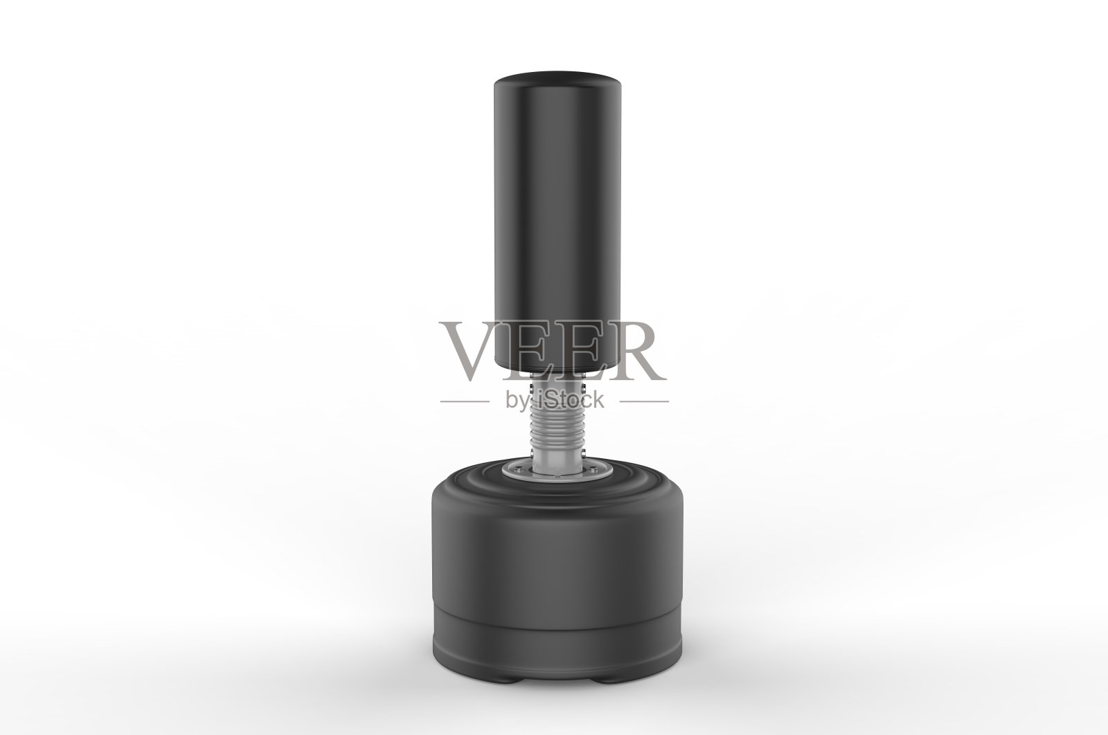 空白独立的沙袋品牌和模拟,3d渲染插图。照片摄影图片