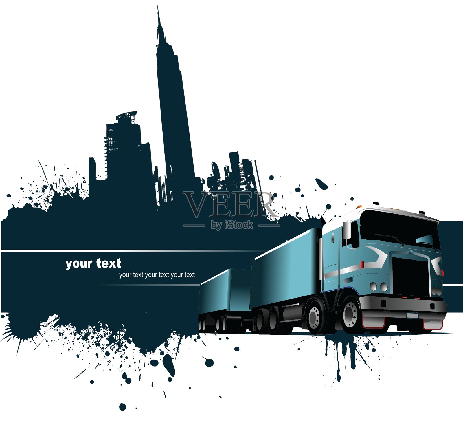 枯燥乏味的工业插画图片素材