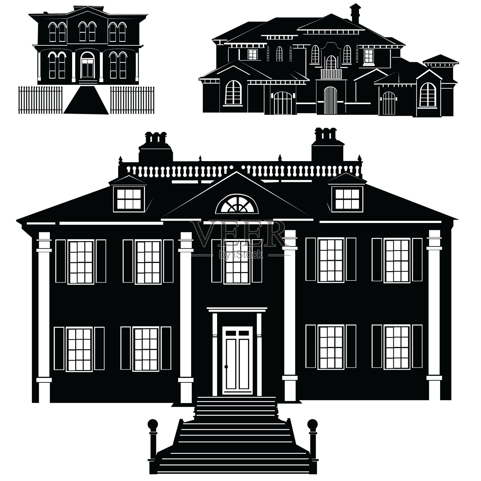 住宅插画图片素材