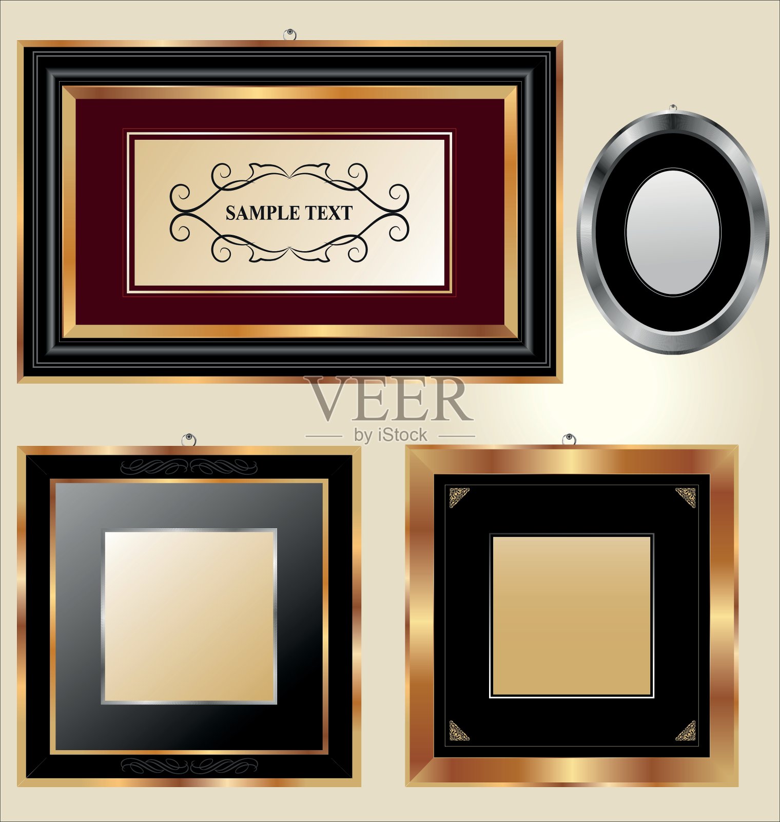 框架集插画图片素材