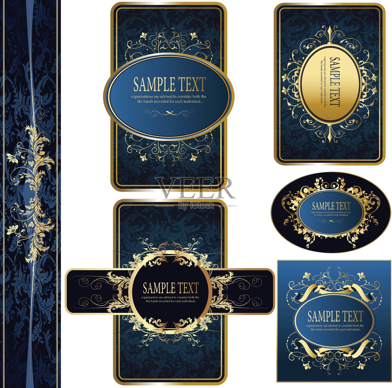 经典的标签插画图片素材