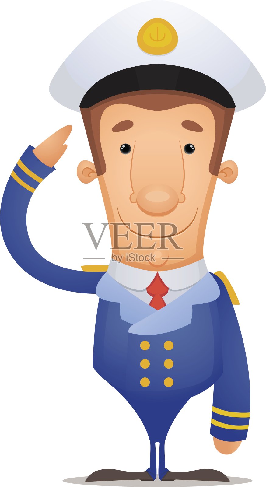 队长插画图片素材