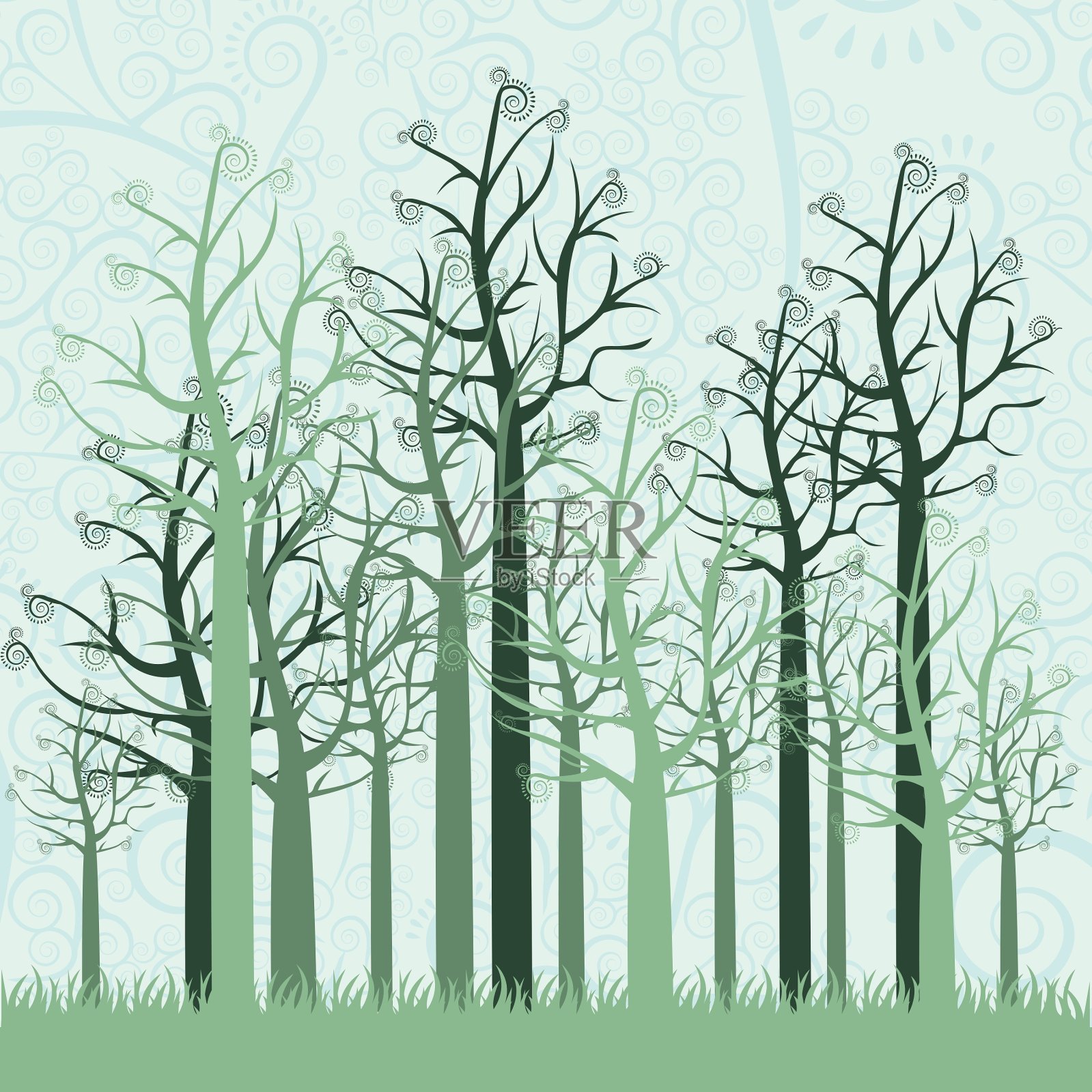 打印插画图片素材