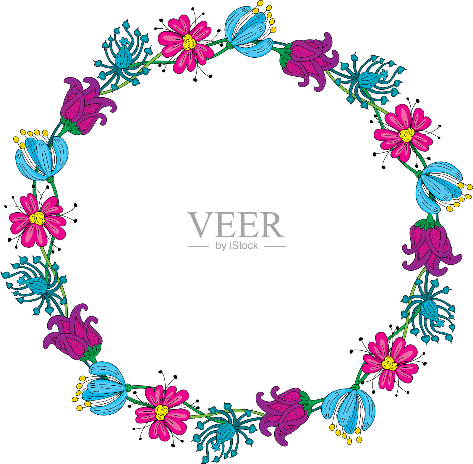 花环设计元素图片