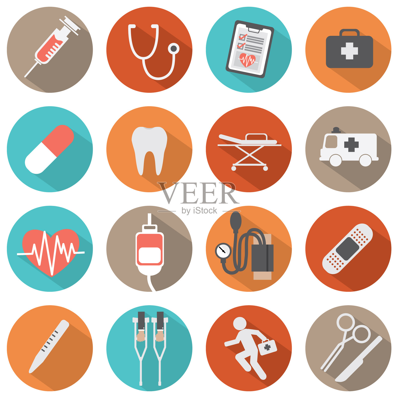 平面设计医疗图标插画图片素材