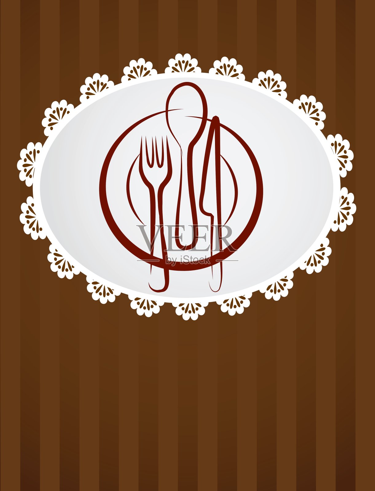 餐厅菜单模板插画图片素材