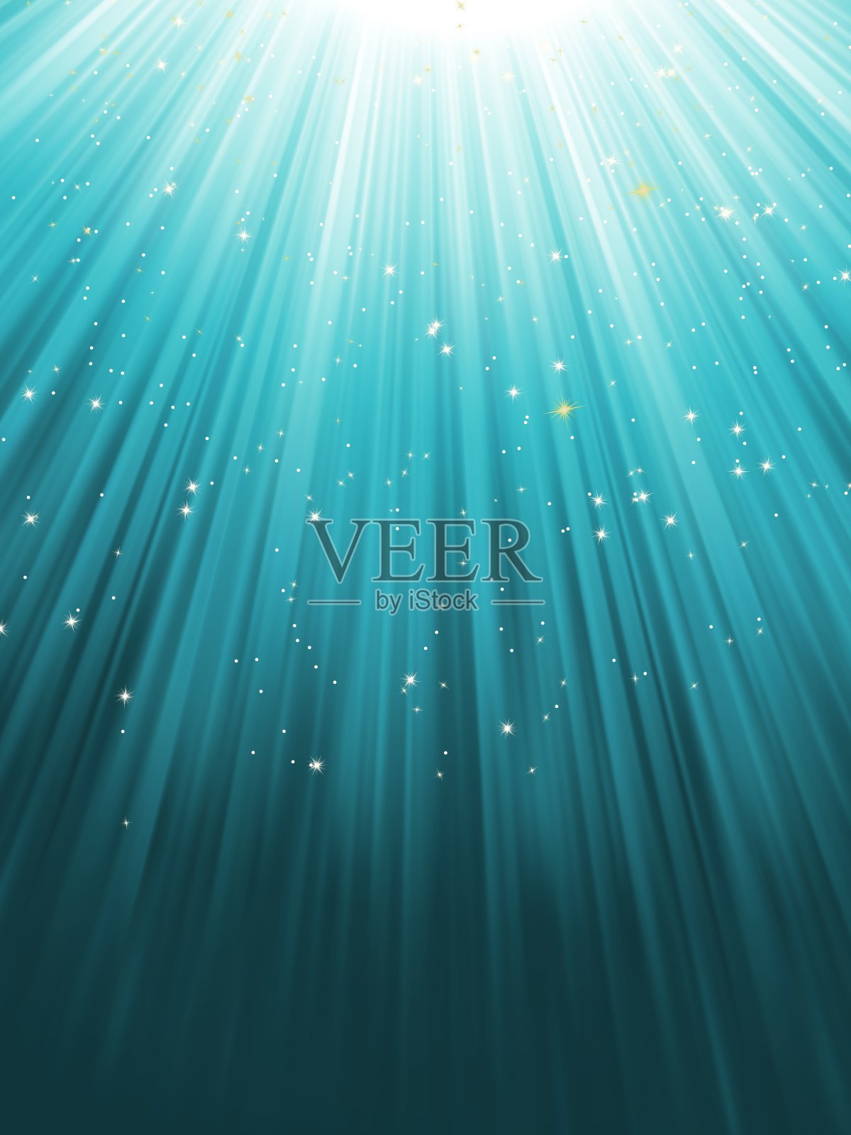 抽象蓝色爆星背景EPS 8插画图片素材