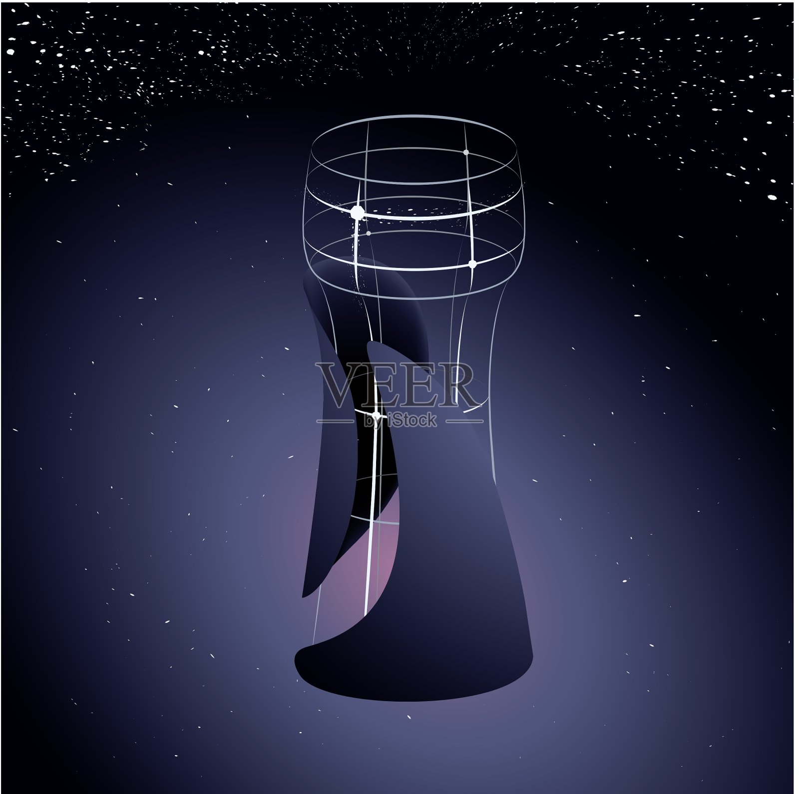 抽象的空间插画图片素材