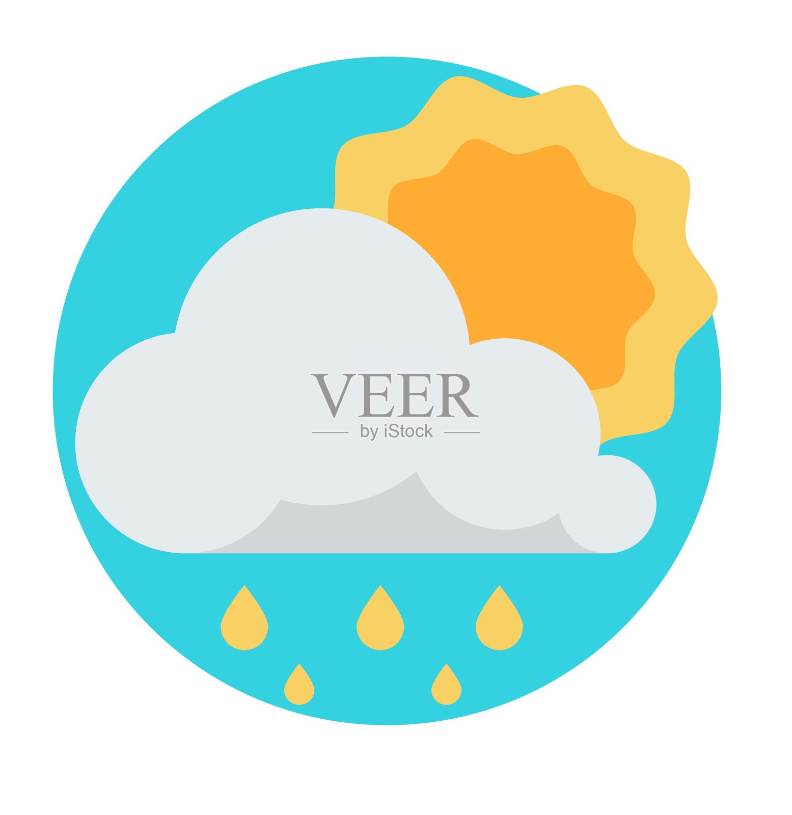 天气业务概念设计设计元素图片