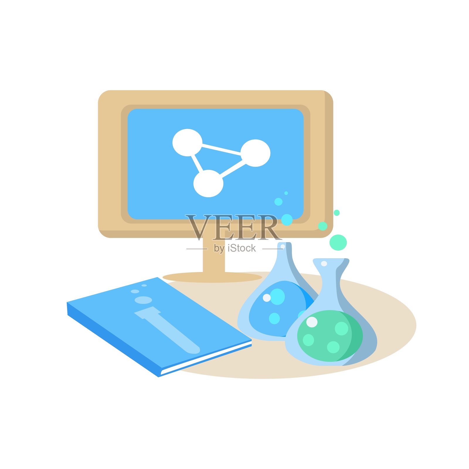 化学课桌教学设计设计元素图片