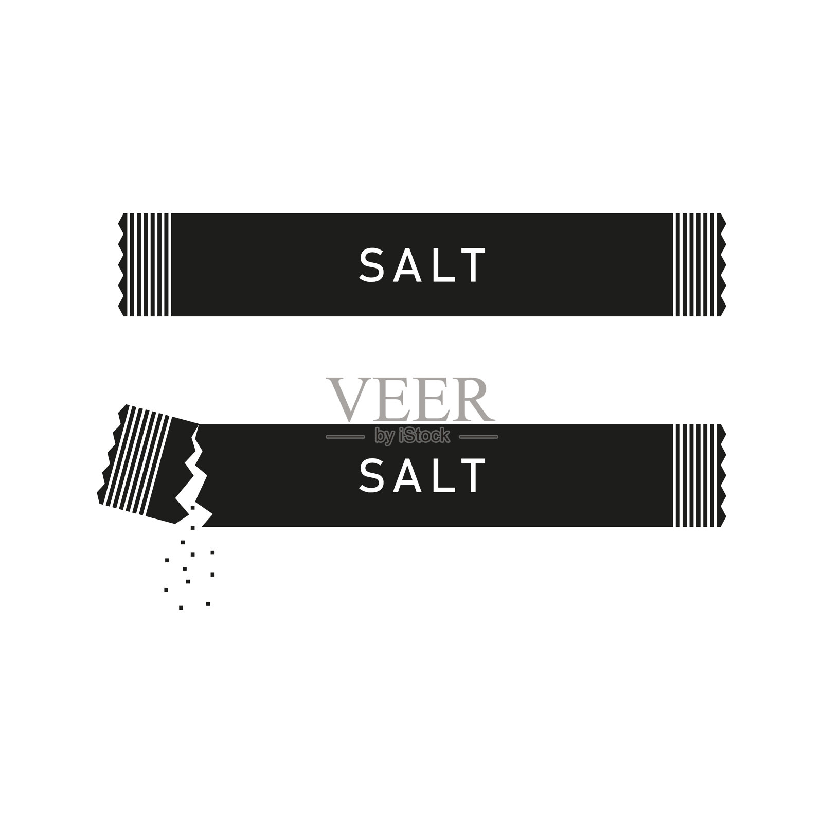 盐图标袋简单插画图片素材