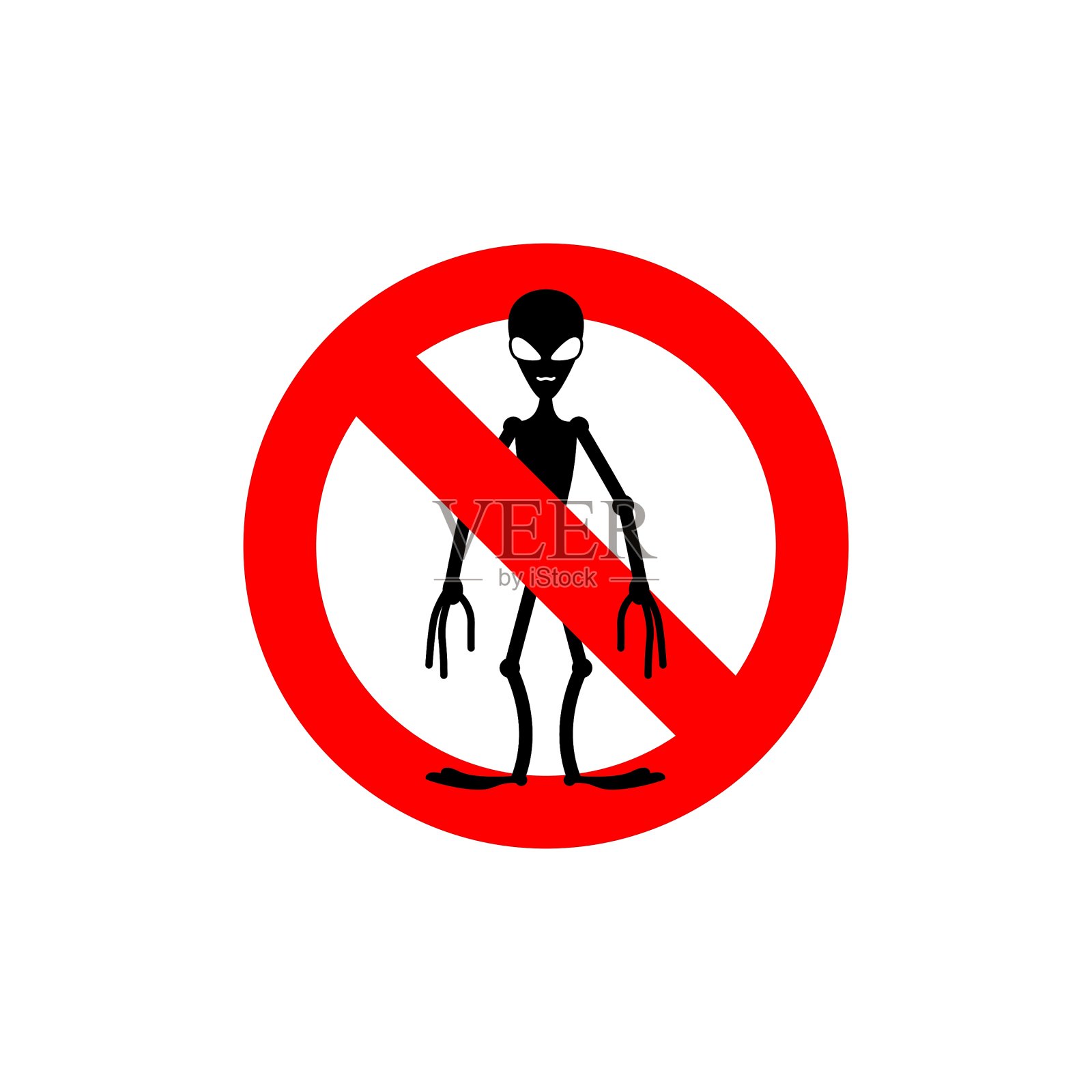 阻止外星人禁止太空入侵者冰冻设计元素图片