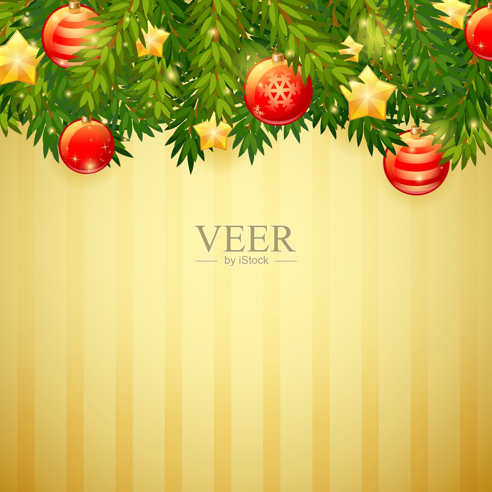 圣诞邀请金卡设计模板素材