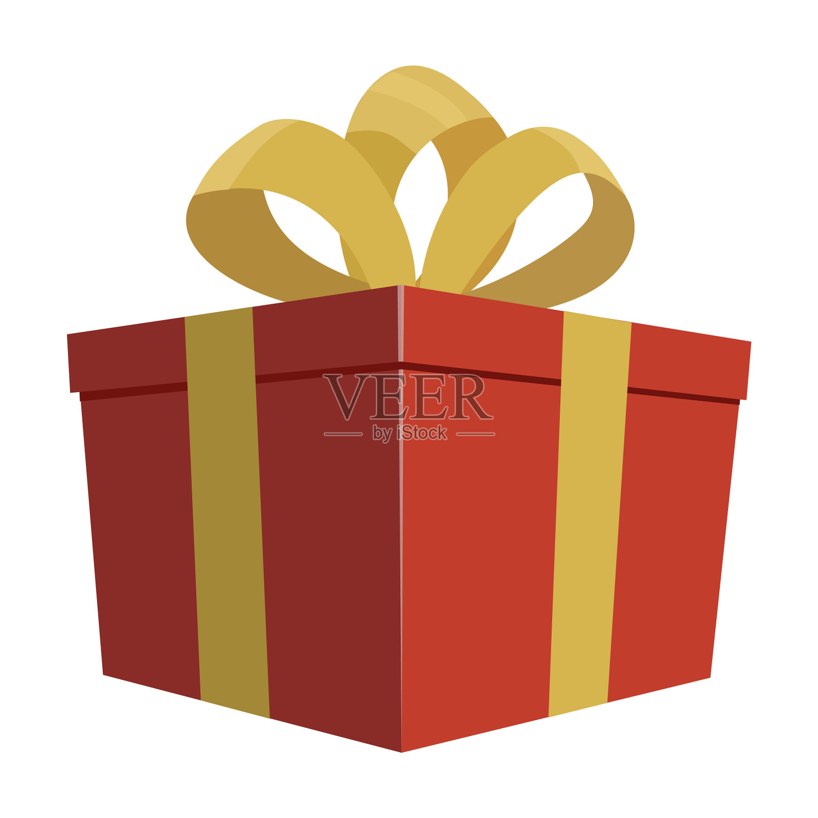 礼盒图标卡通图标孤立插画图片素材