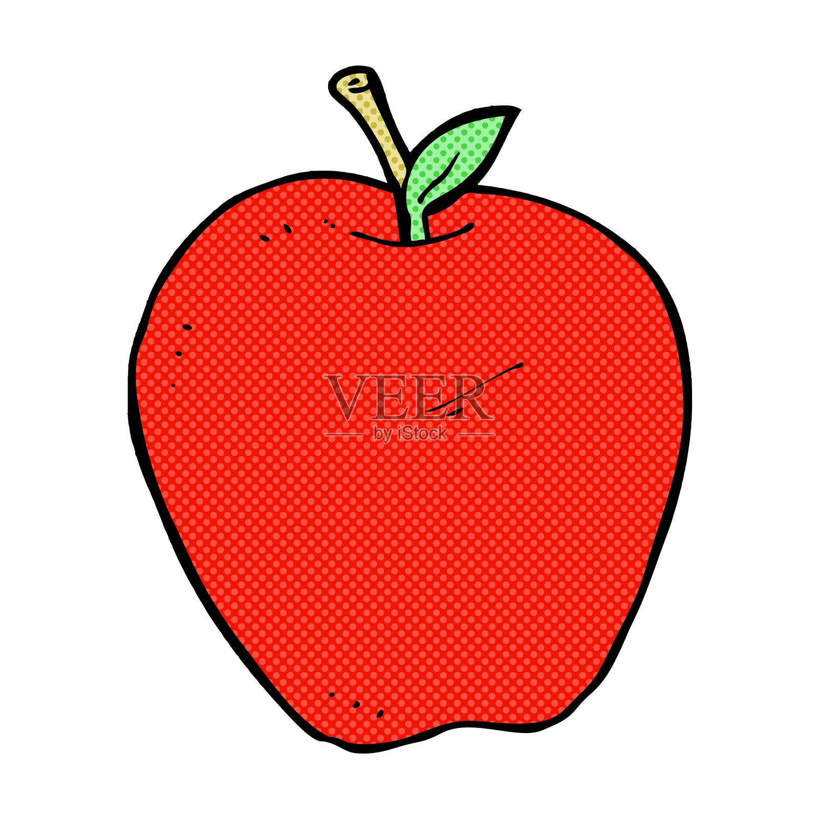 漫画卡通苹果设计元素图片