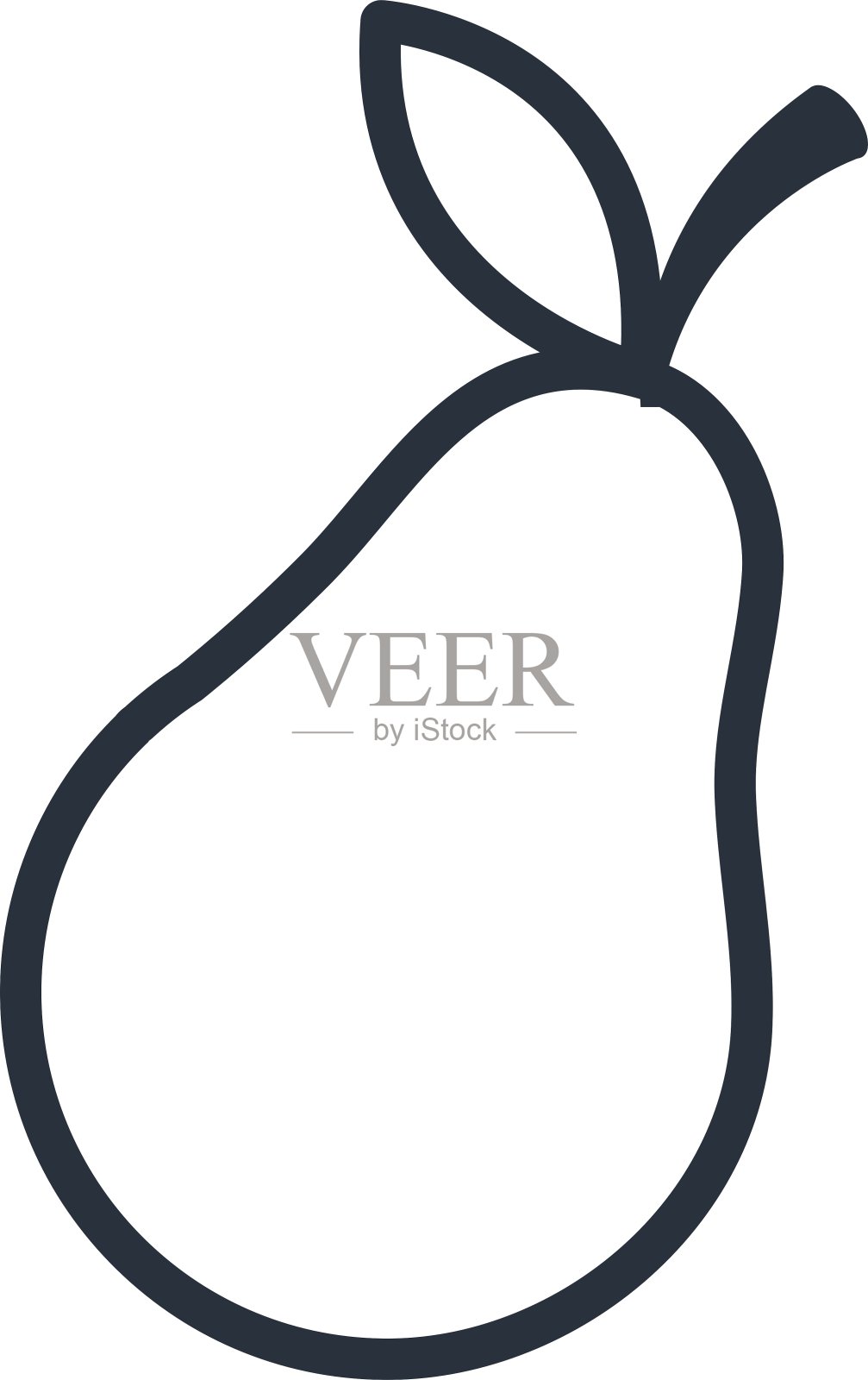 水果健康食品孤立图标设计元素图片