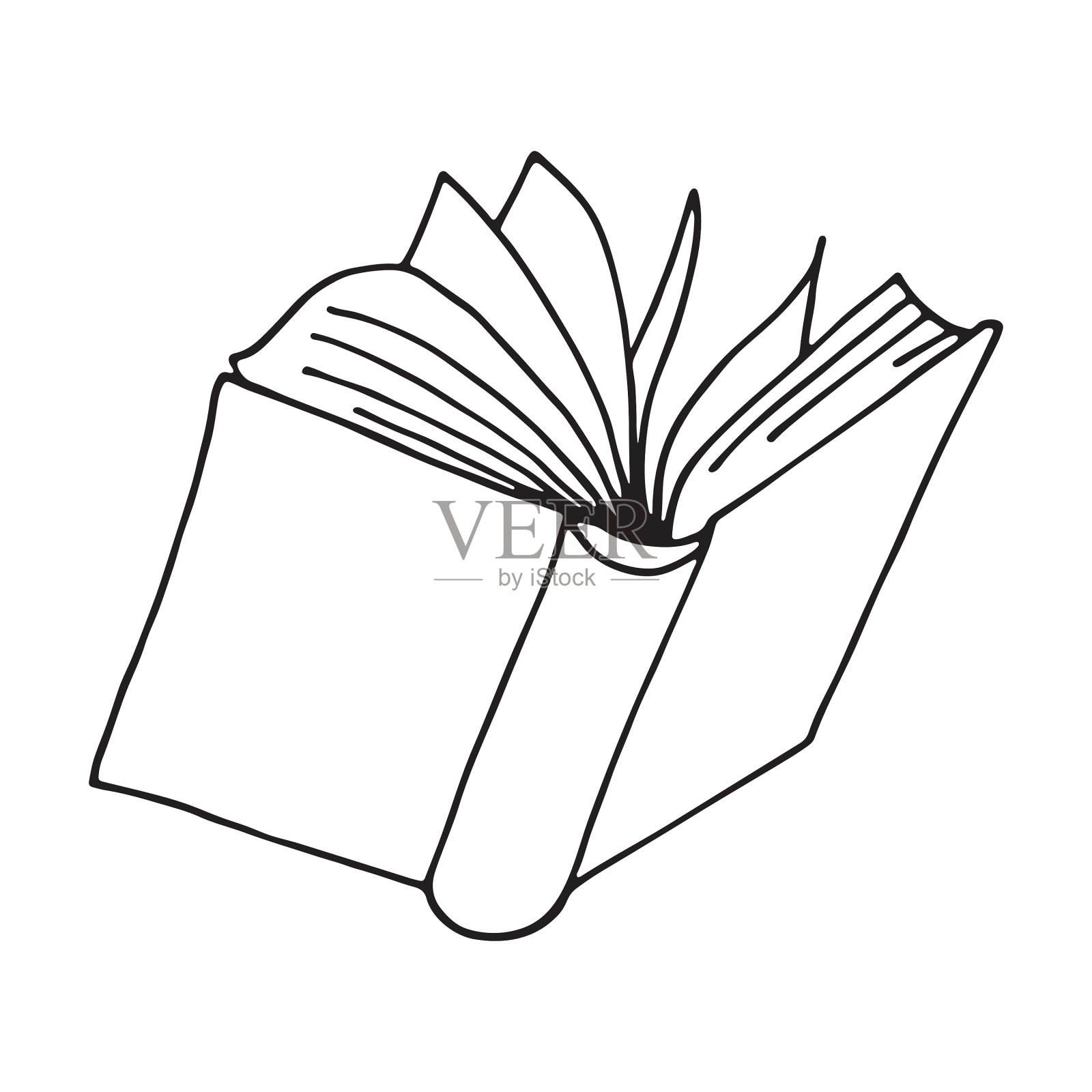 书图标孤立图标素材