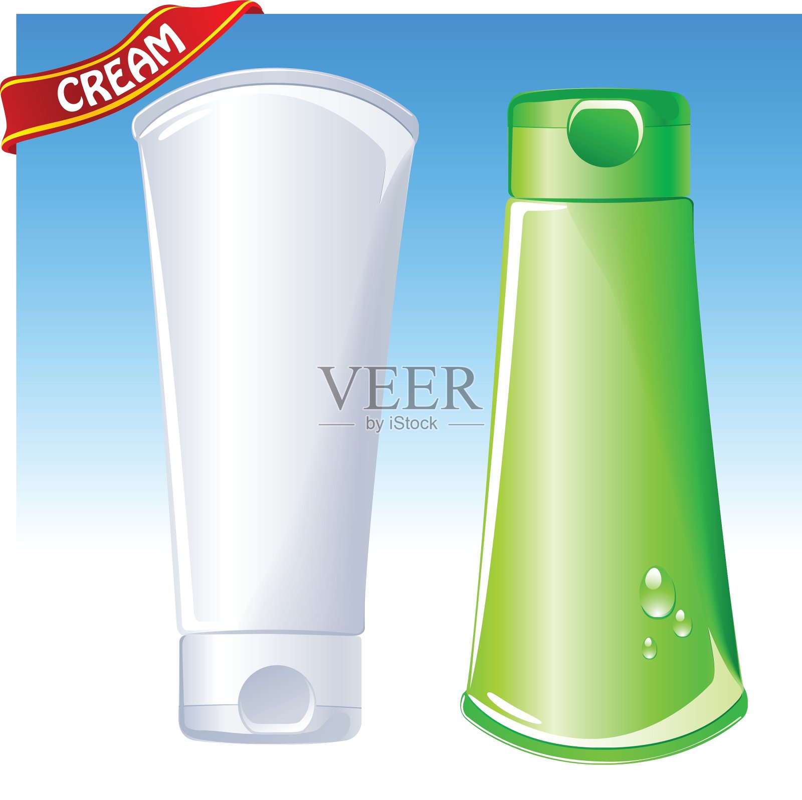 化妆盒插画图片素材