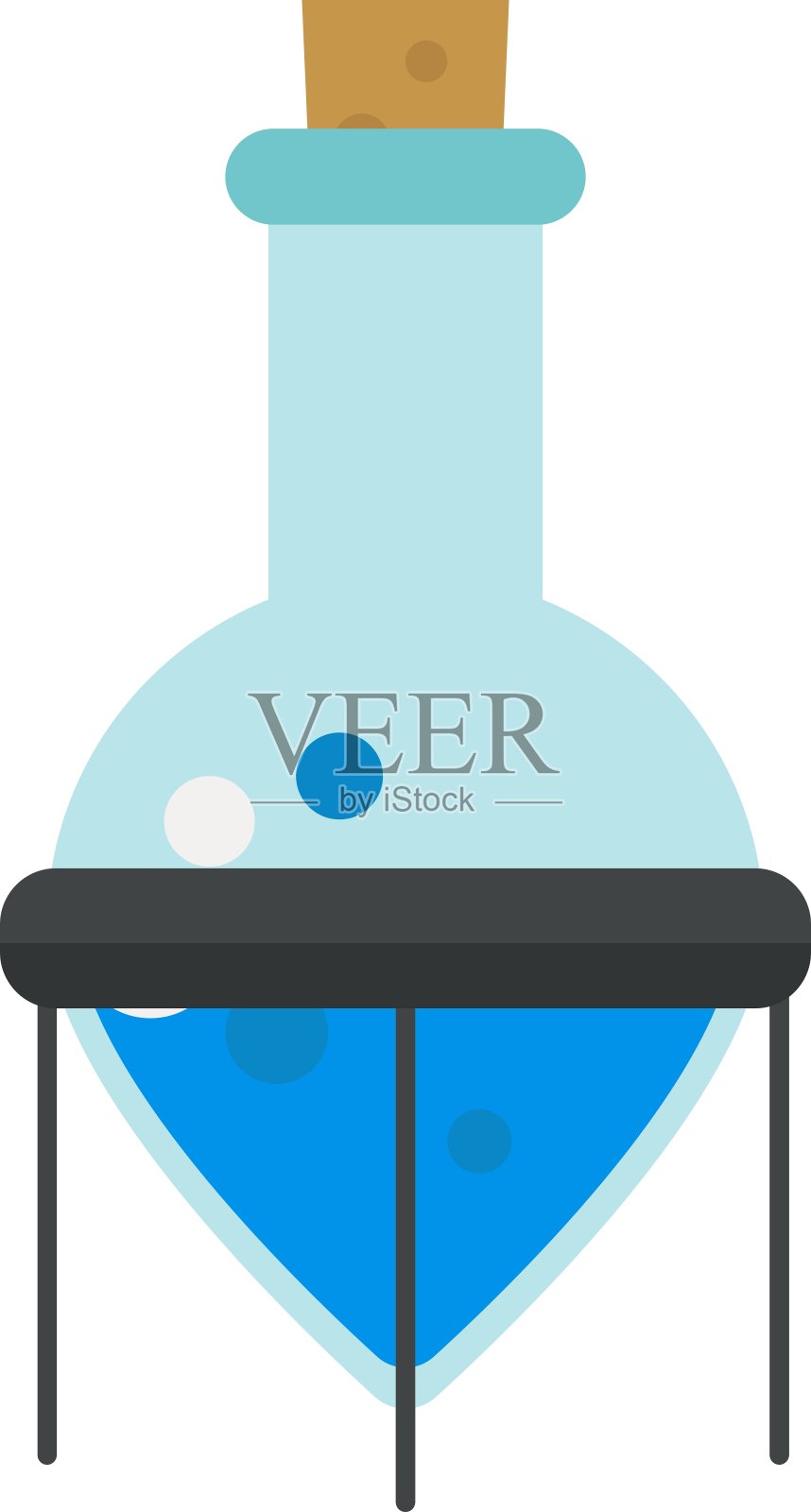 化学反应瓶设计元素图片