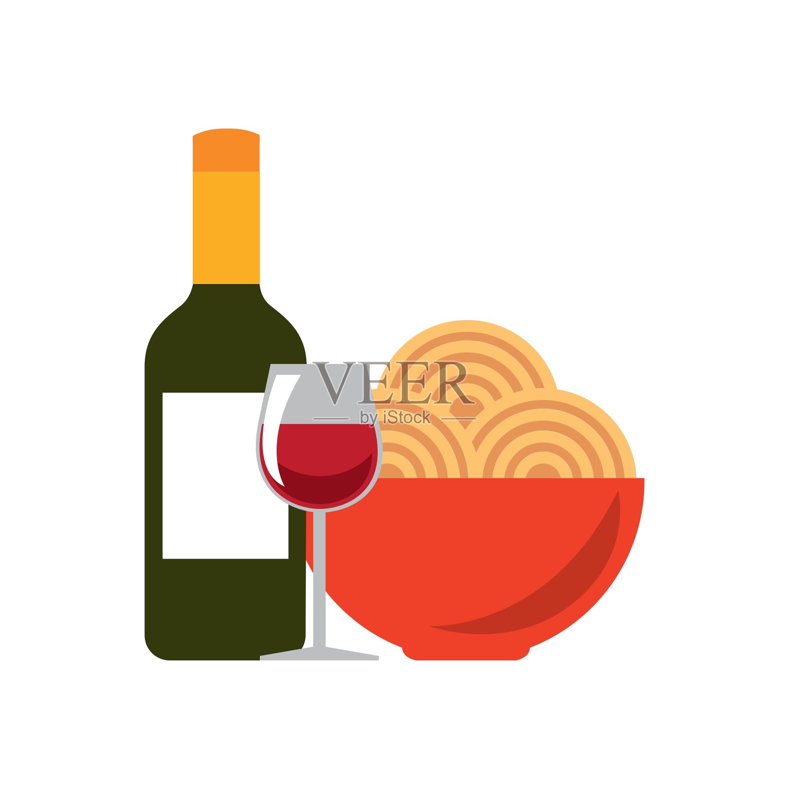 传统美食图标意大利文化设计设计元素图片