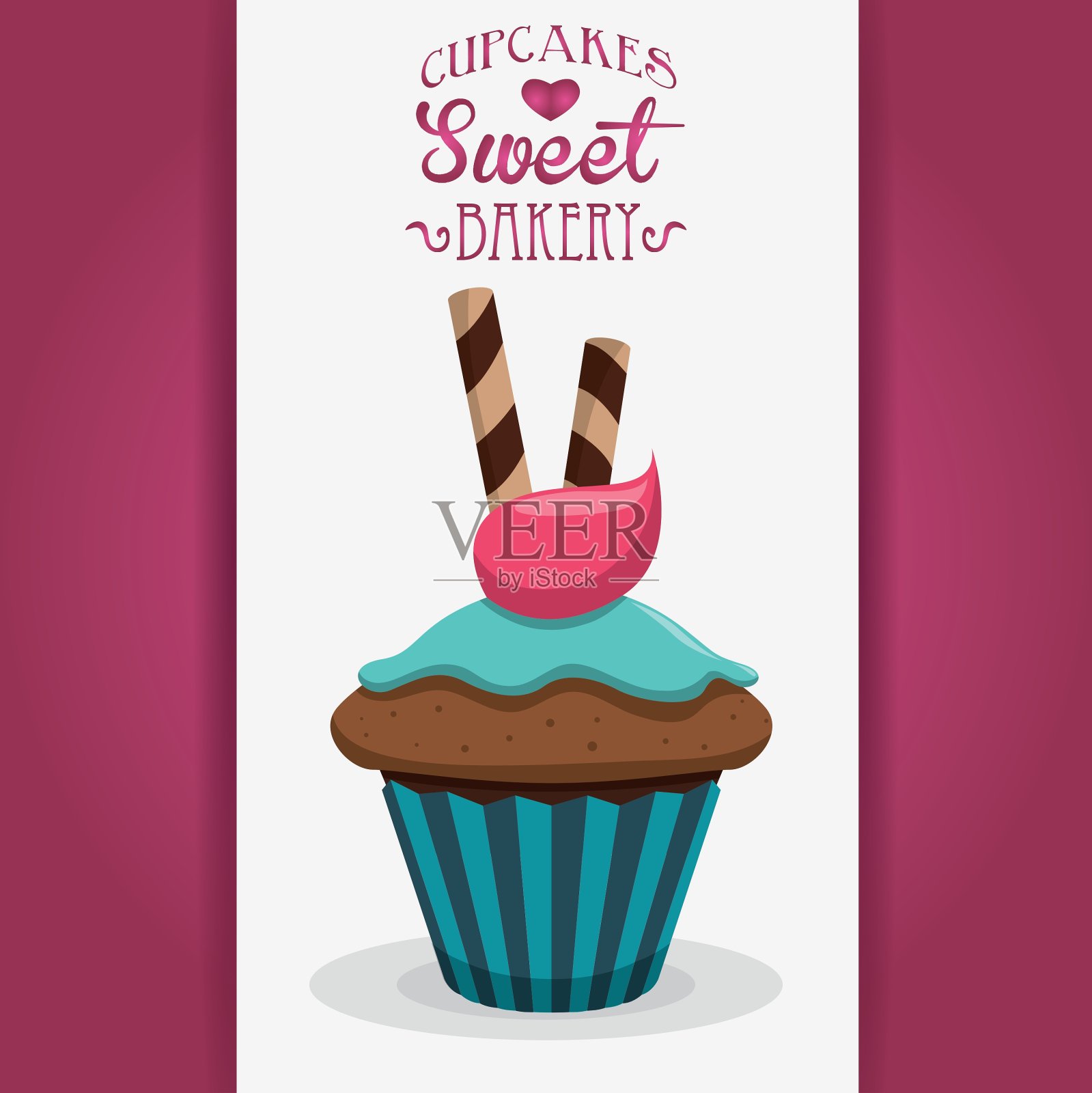 面包店图标设计插画图片素材