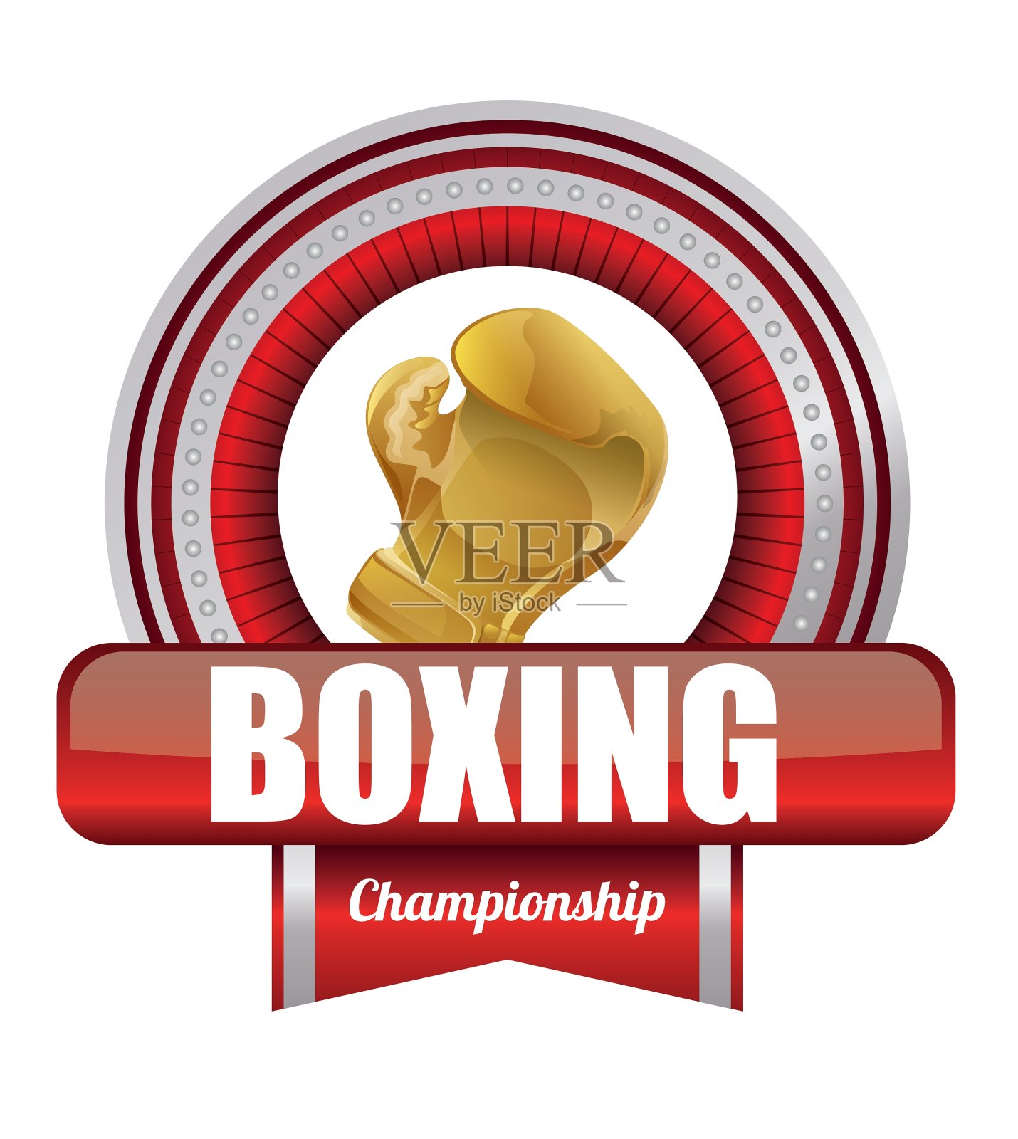 拳击运动设计元素图片