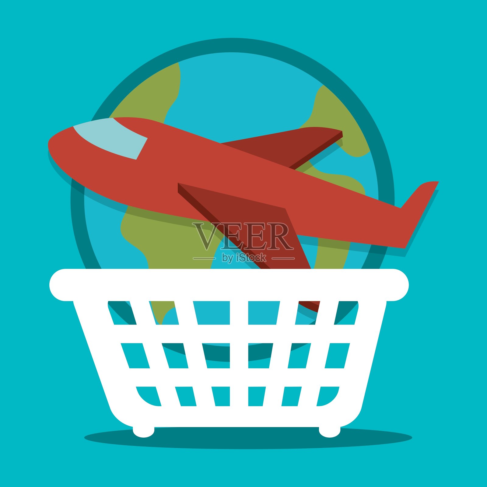 发货和物流插画图片素材