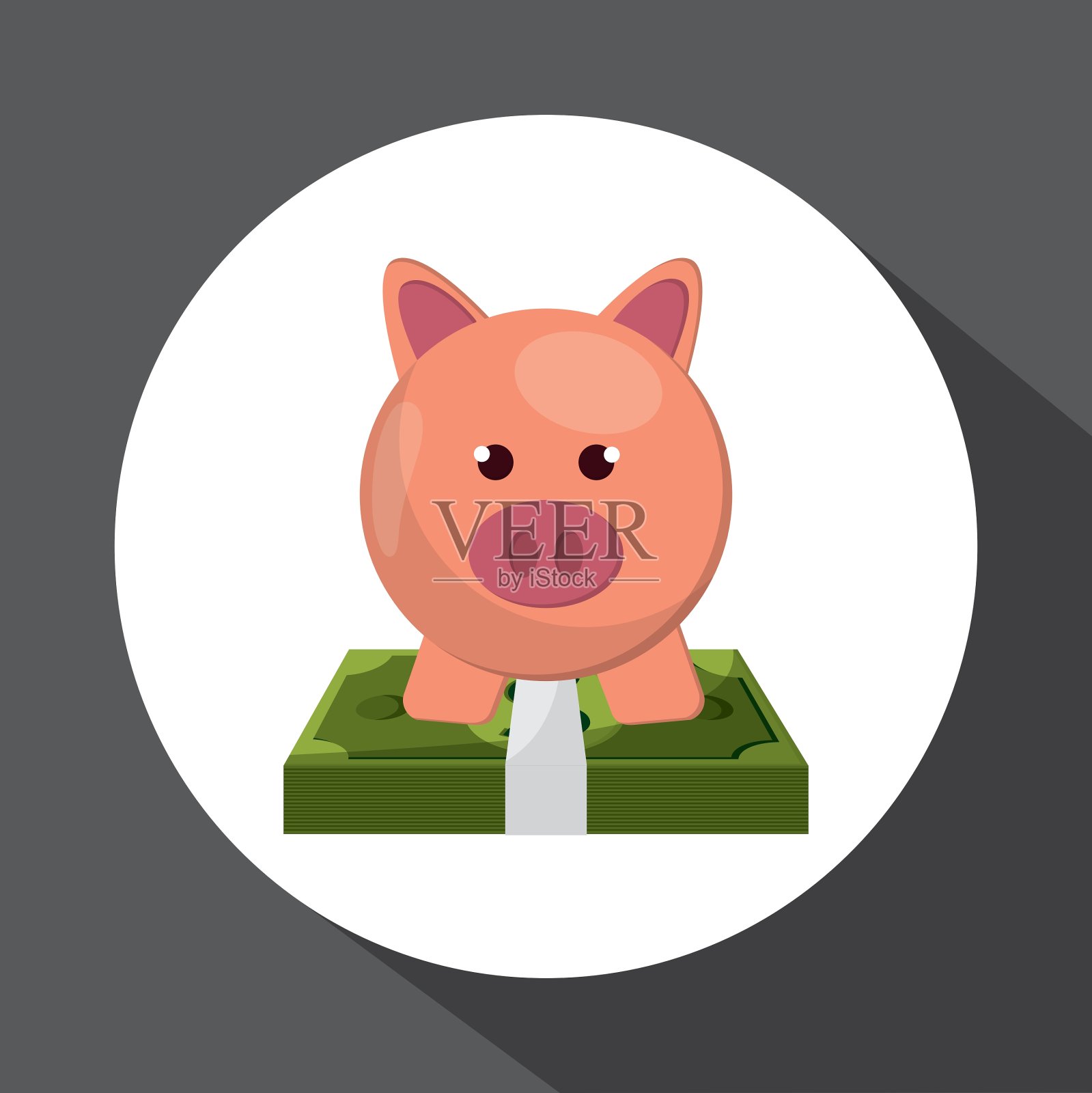 钱图标设计插画图片素材