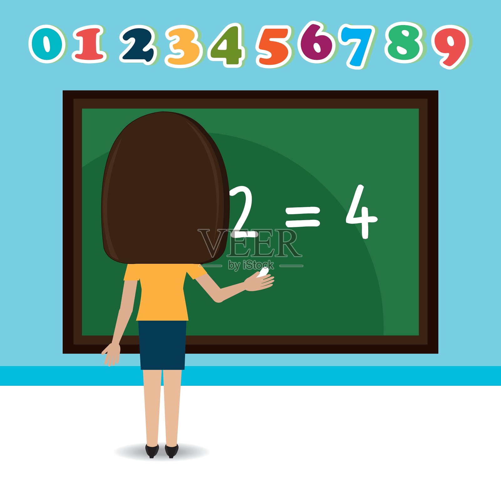 学校设计插画图片素材