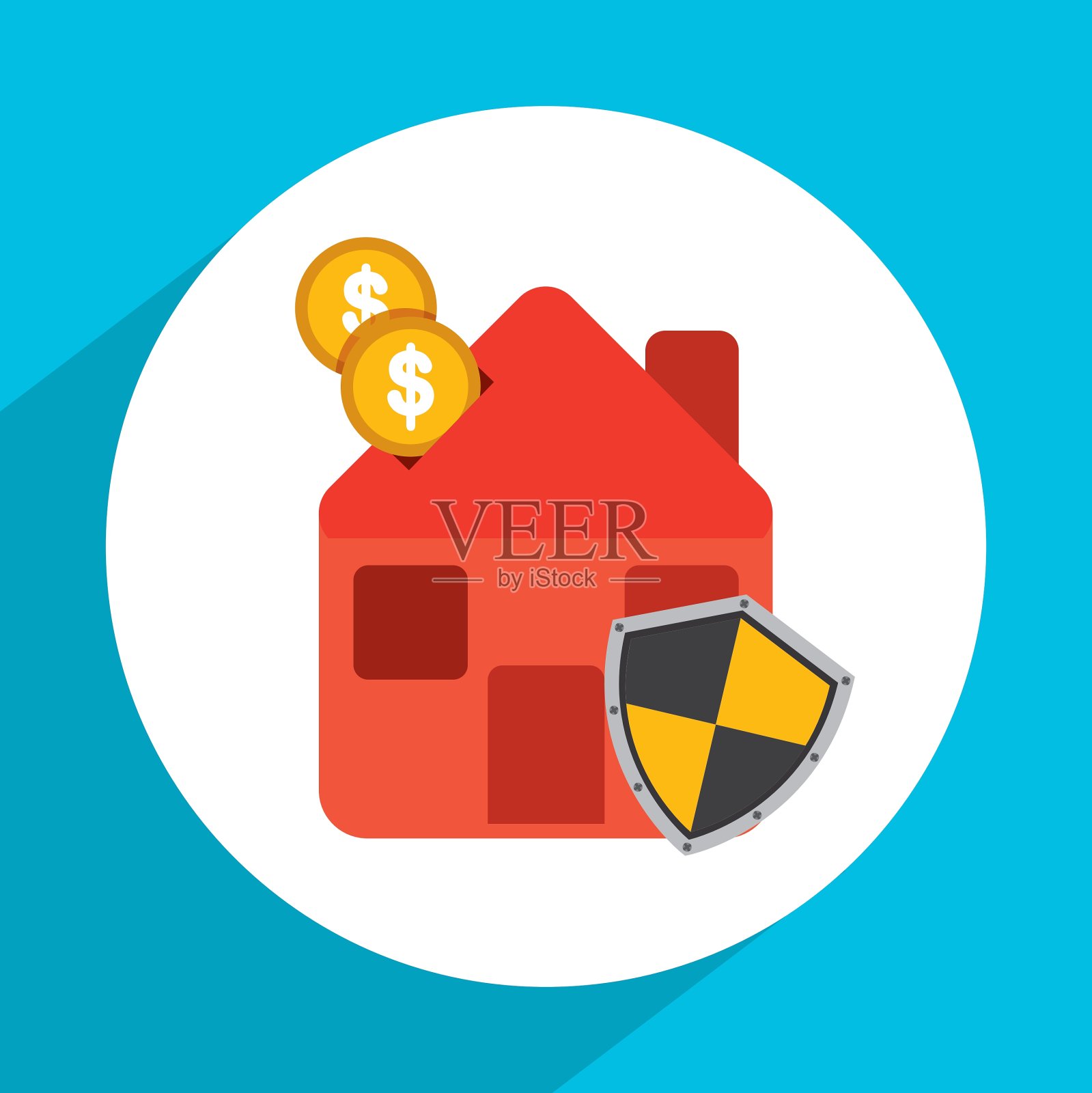 钱的概念插画图片素材