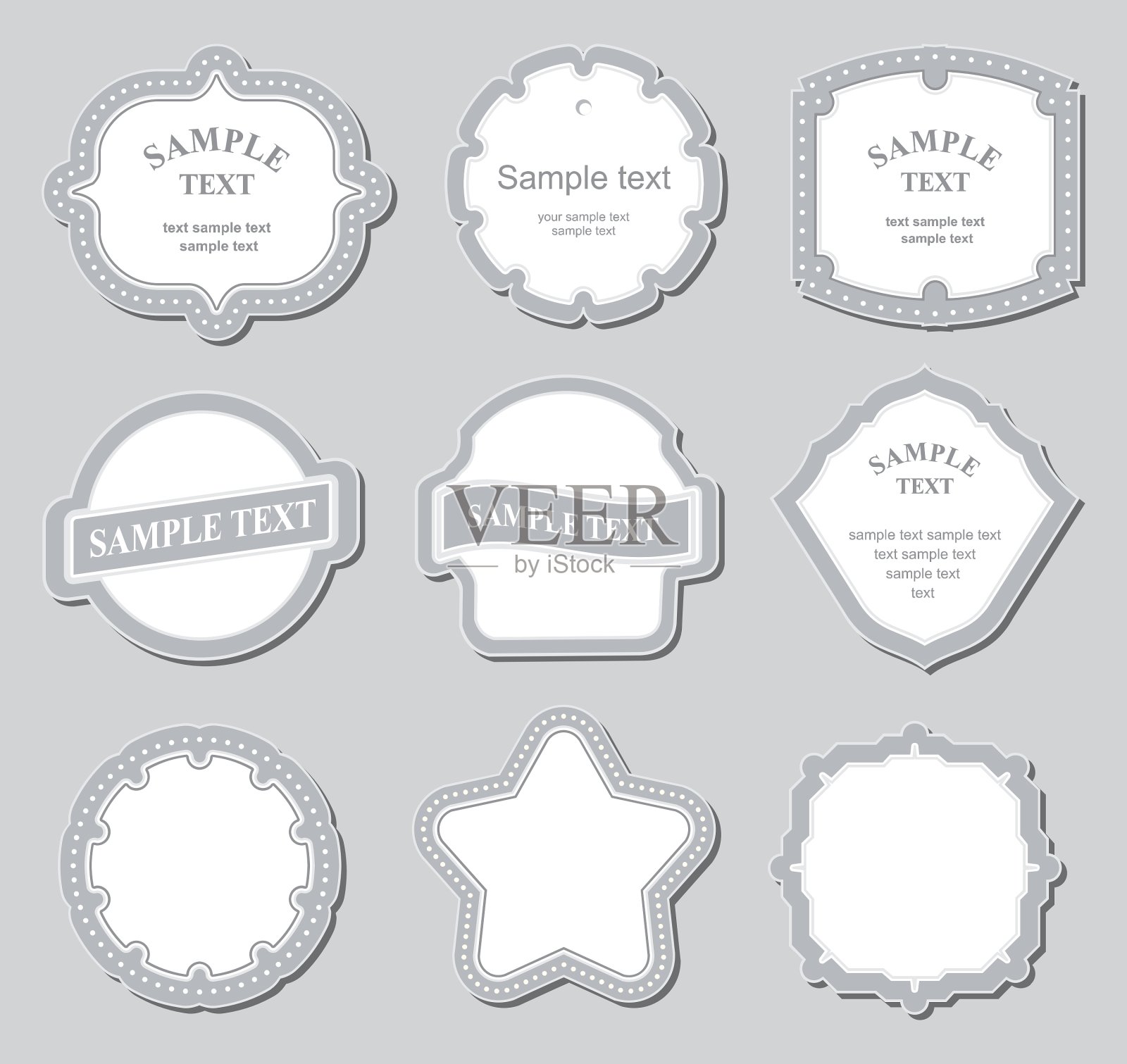 贴纸插画图片素材