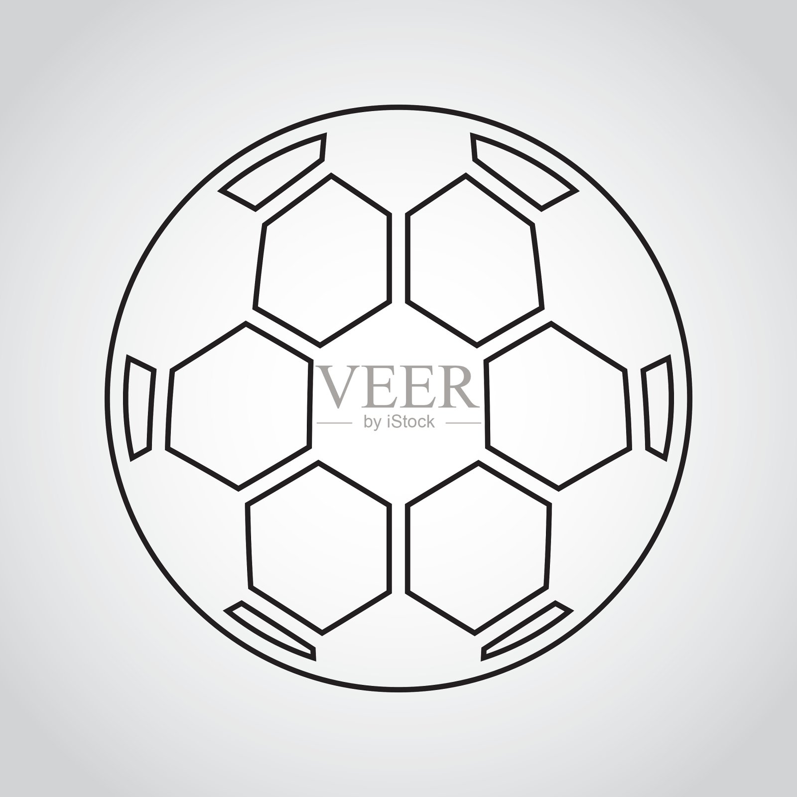 足球插画图片素材