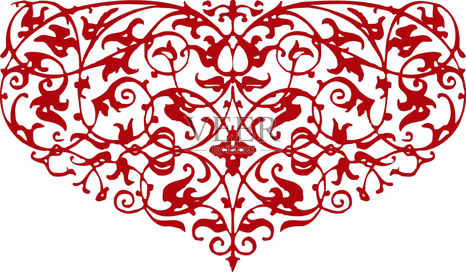 装饰性的心形设计元素图片