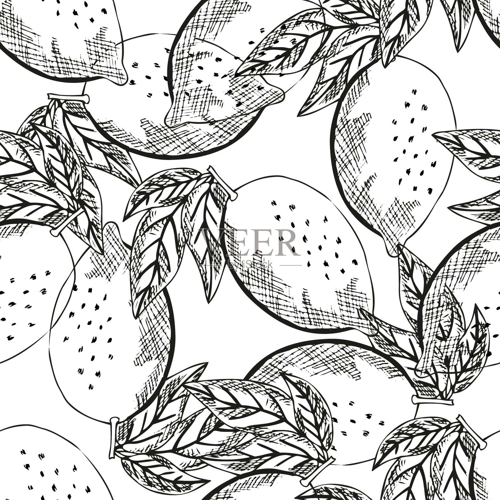 无缝模式插画图片素材