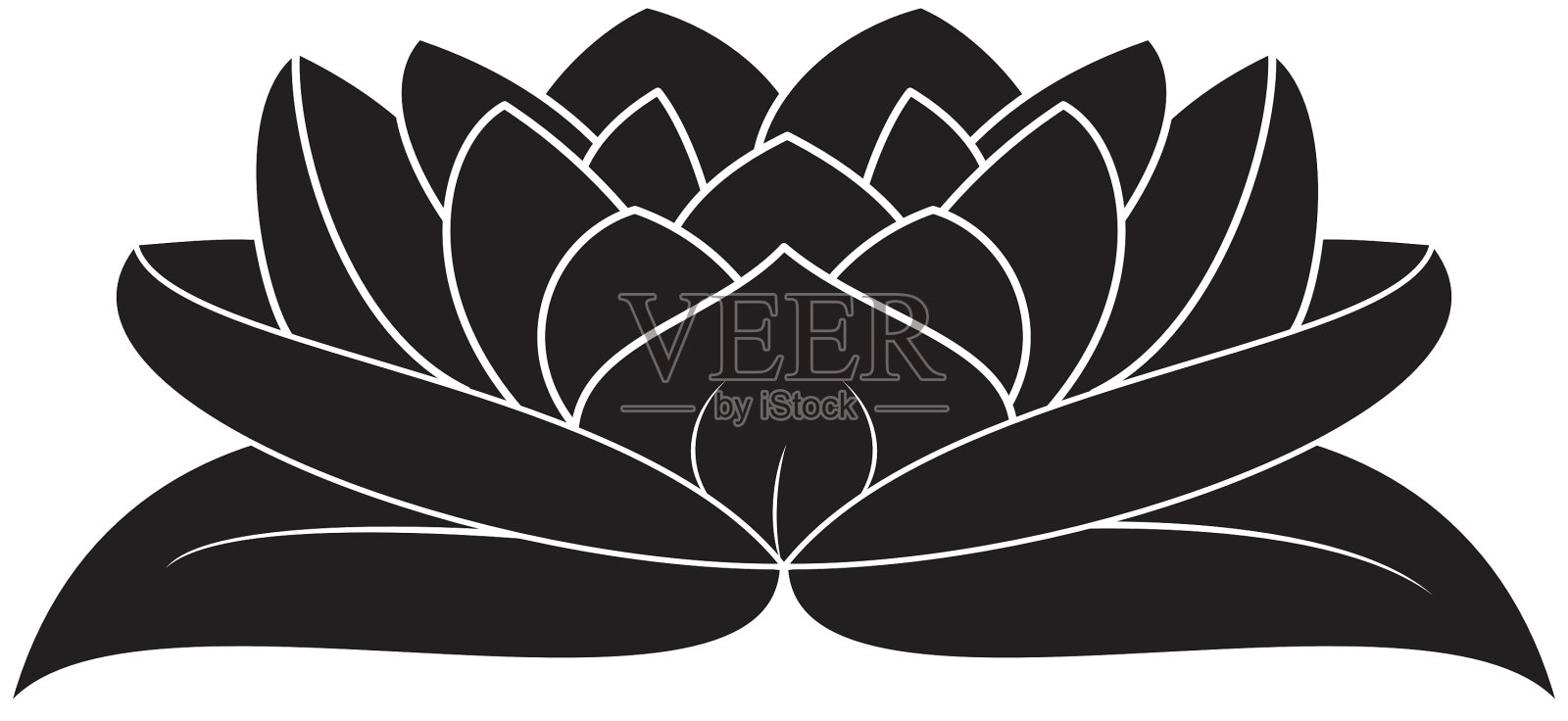 莲花设计元素图片