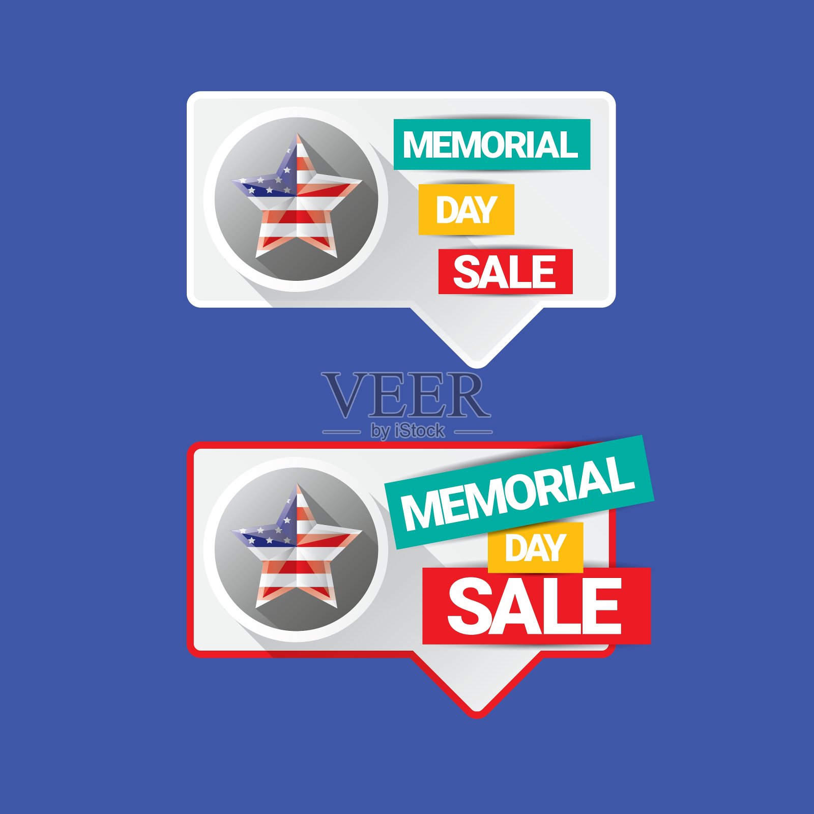 阵亡将士纪念日促销标语设计元素图片