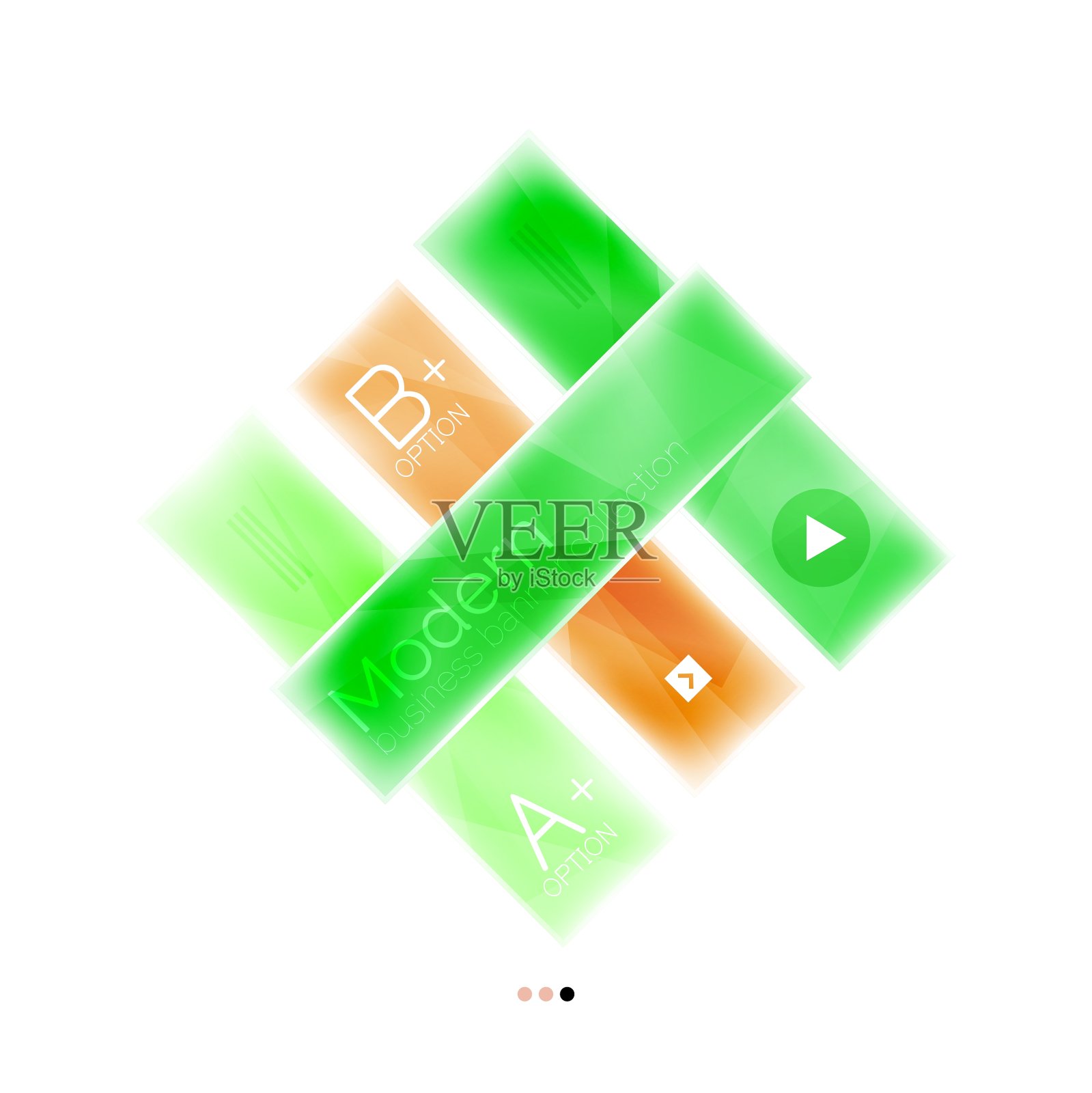 亮条纹商业信息图插画图片素材