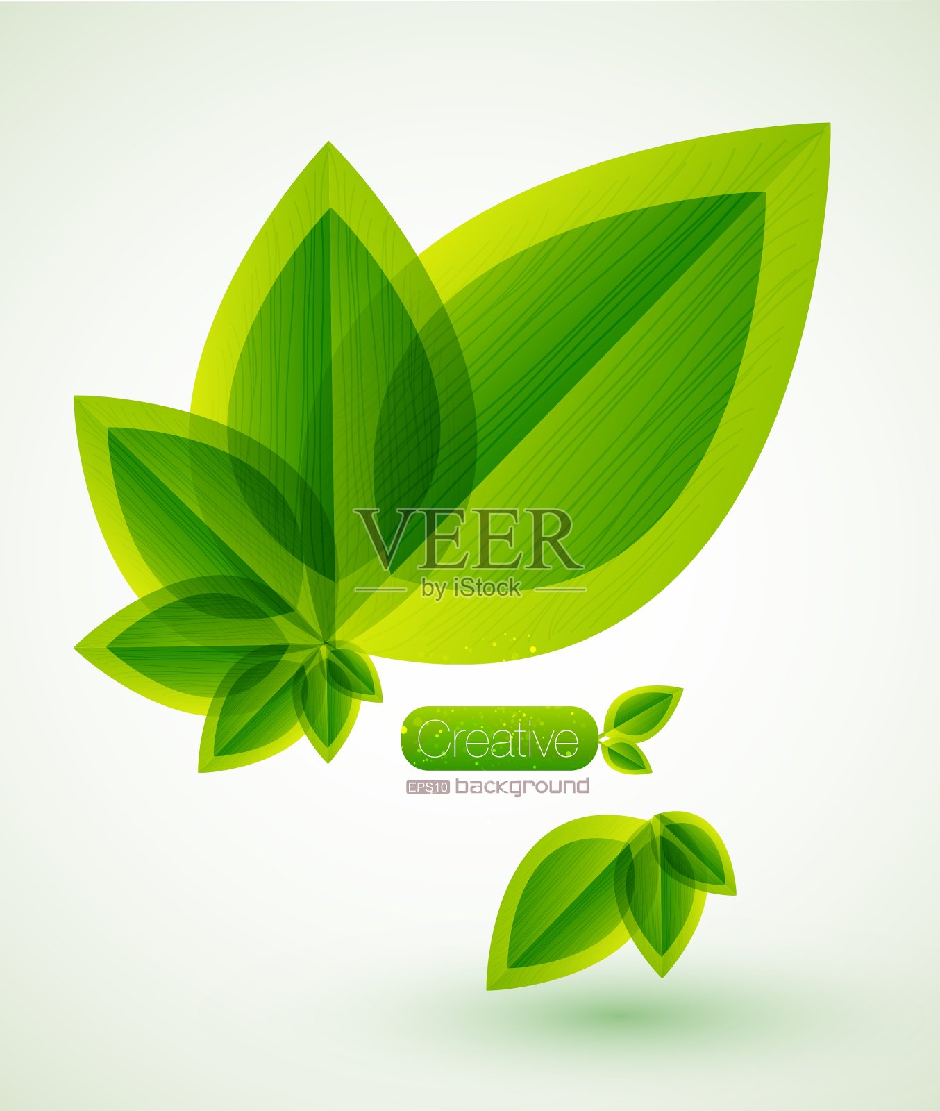 自然的抽象背景插画图片素材